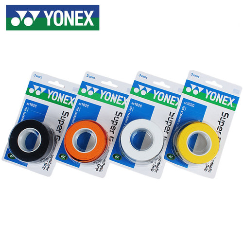 YONEX尤尼克斯吸汗带手胶网球拍羽毛球拍防滑YY吸汗带3条装 AC102 - 图0