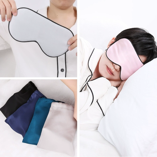 Мужская шелковая дышащая летняя тонкая милая комфортная повязка для глаз