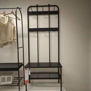 国内宜家尼坡森衣架带鞋架凳子鞋柜收纳长凳家用IKEA家具代购