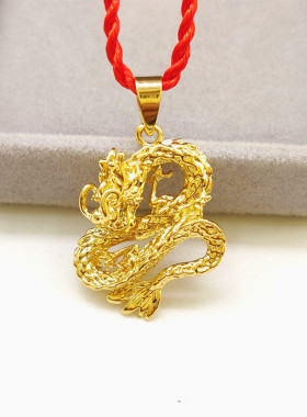 项链越南沙金水波链沙金材料