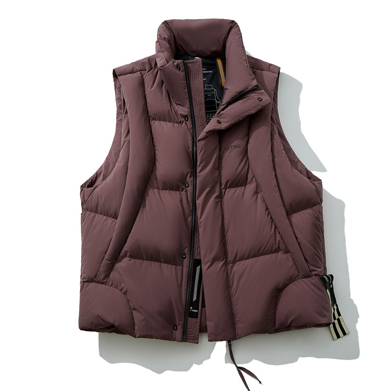 90白鸭绒 国潮机能潮流工装羽绒马甲男女羽绒背心坎肩外套情侣装,淘宝优惠券,粉丝福利购,淘宝优惠卷