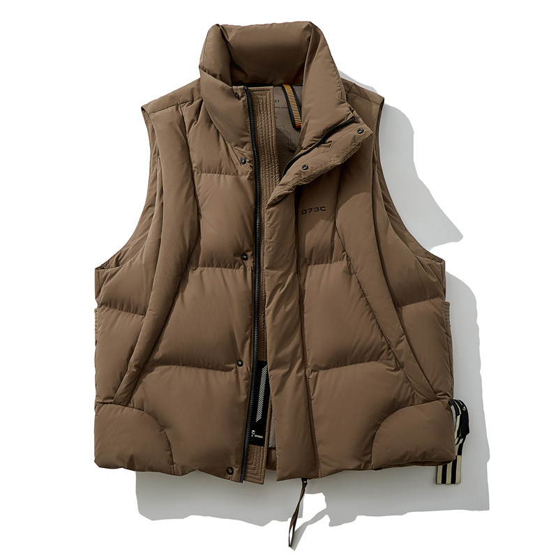 90白鸭绒 国潮机能潮流工装羽绒马甲男女羽绒背心坎肩外套情侣装,淘宝优惠券,粉丝福利购,淘宝优惠卷