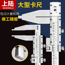 Shenwork Upper land stainless steel large number of stroke Cruise Scale 0-3005001 meters 2 m overall large oil standard thickness measurement