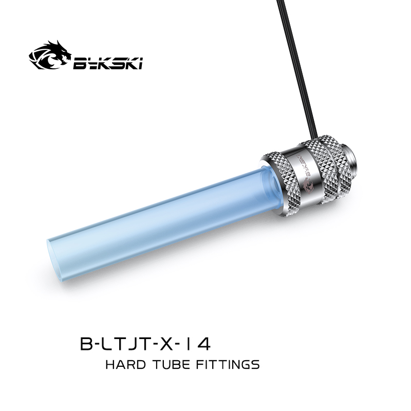 Bykski B-LTJT-X-14 14mm精品 发光硬管快拧G1/4螺纹4层密封圈 - 图0