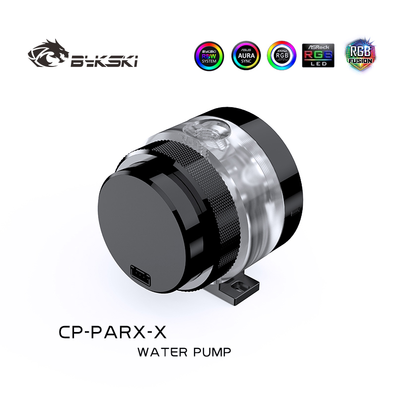 Bykski CP-PARX-X 圆形水冷水泵静音美容仪器泵扬程3米流量330L/H - 图1