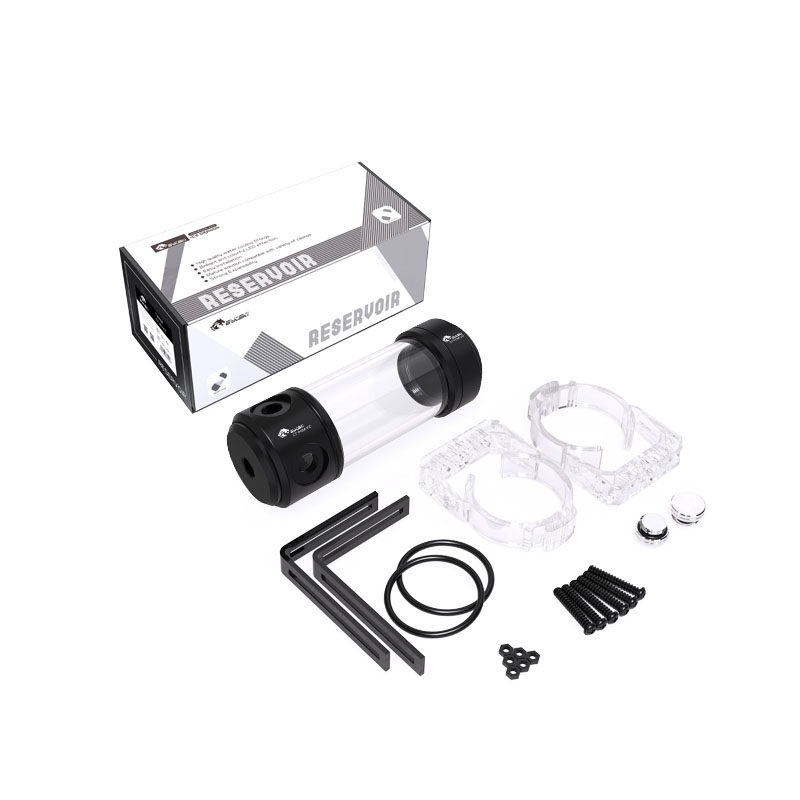 Bykski CT-POM-V2 圆柱水箱 新款水冷圆柱体水箱 双色可选 150MM - 图3