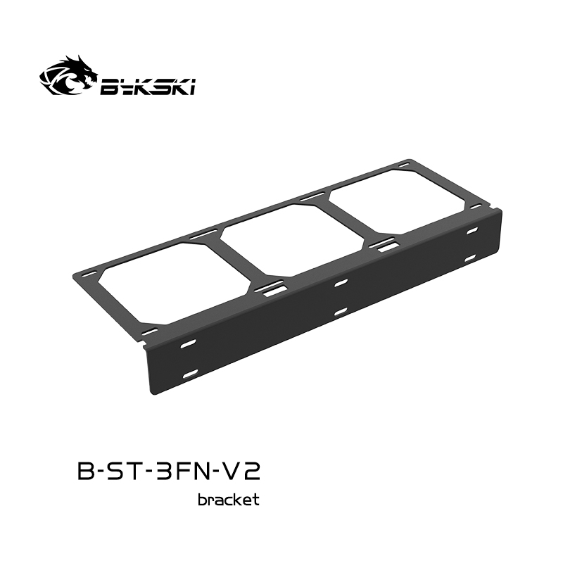 Bykski B-ST-3FN-V2 风扇冷排支架 适配12CM风扇120/240/360冷排 - 图0