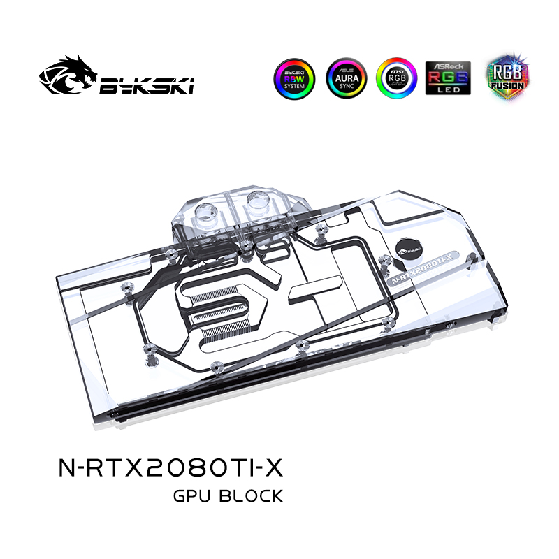 Bykski N-RTX2080TI-X 显卡水冷头 公版2080TI/2080 多款品牌兼容 - 图3