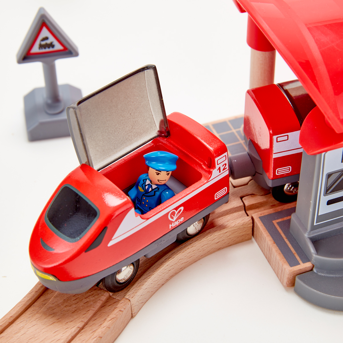 Hape火车轨道多功能套木制过山车儿童宝宝男孩女孩益智高铁玩具,淘宝优惠券,粉丝福利购,淘宝优惠卷