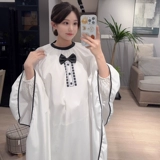 Парикмахерский фартук для стрижки волос, накидка, галстук-бабочка, популярно в интернете