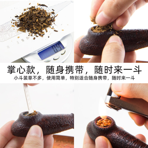 进口石楠木潜水艇烟斗@WAV烟具便携掌心鱼雷过滤男士老式博悟booo - 图1