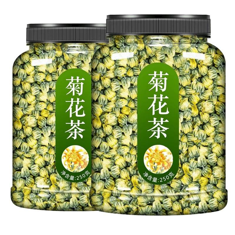 菊花茶胎菊王500g桐乡特级正品官方旗舰店散装野白菊杭贡菊干花茶 - 图3