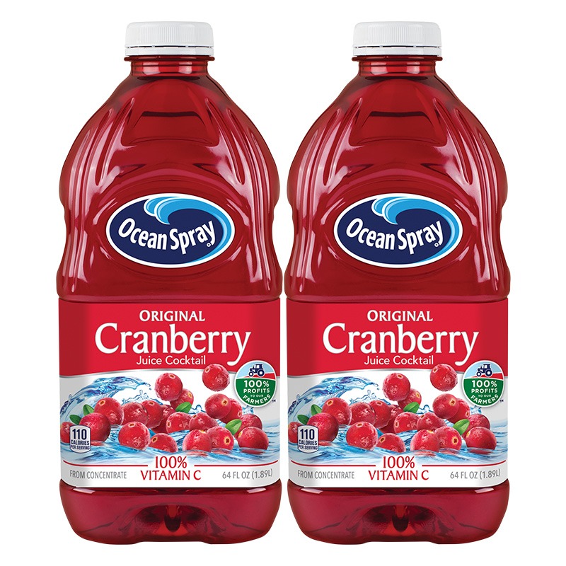 进口优鲜沛OceanSpray蔓越莓汁西柚汁1.89L果汁饮料调酒专用批发 - 图0