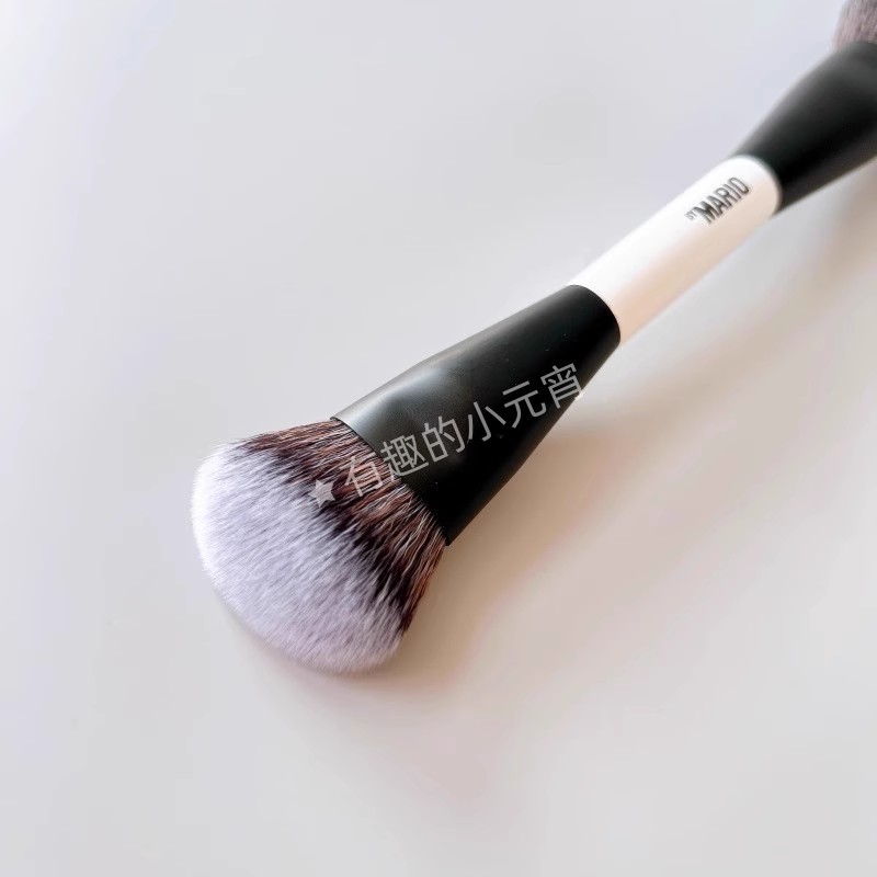 正品美国MAKEUP BY MARIO 明星款#F4双头粉底刷 腮红刷  带原装盒 - 图3