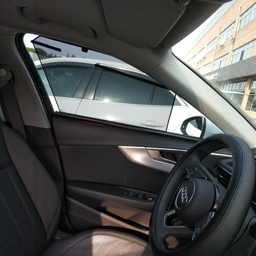 奥迪A4L A6L Q2 Q3 Q5 Q7 A5 A7 汽车窗帘遮阳帘自动升降伸缩窗帘 - 图2