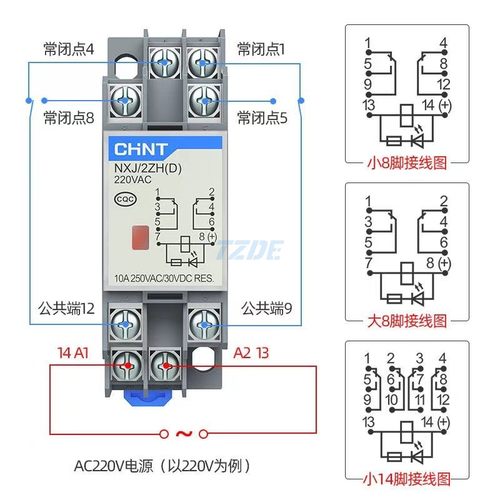 正泰小型继电器NXJ/2Z4Z3Z(D)24VDCAC220V8脚交流中间继电器 - 图0
