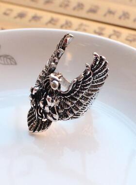 非主流飞鹰朋克风夜店男士戒指