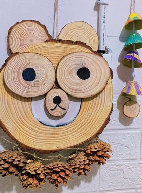 木制品手工DIY熊宝宝材料成品