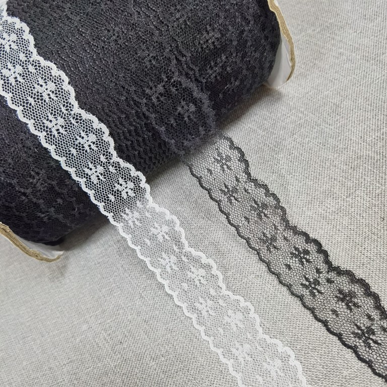 宽3cm 无弹蕾丝花边辅料 麻绳绳子手工编织衣服diy材料刺绣 40076 - 图1