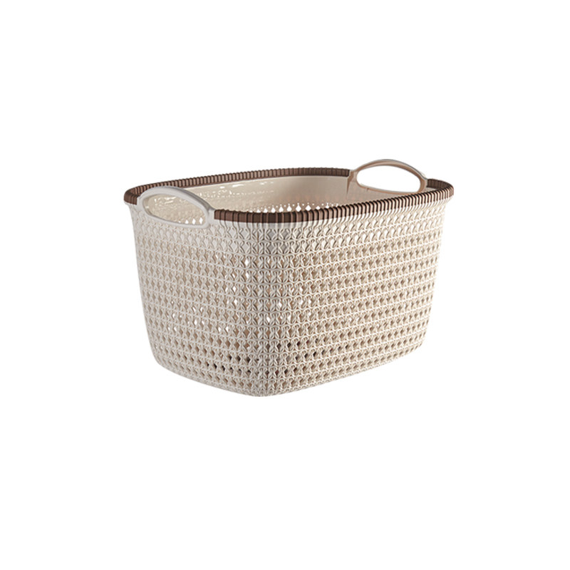 健安收纳篮塑料仿藤编脏衣篮手提收纳筐浴筐菜篮洗衣篮家用玩具筐,淘宝优惠券,粉丝福利购,淘宝优惠卷