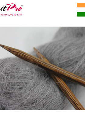 Knitpro Ginger 进口 复古 木质 80cm环针 循环针 毛衣针手编工具