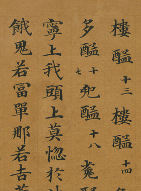 敦煌 唐人写经 妙法莲华经手稿残卷 毛笔字帖 书法文献 微喷复制