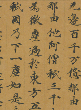 敦煌 妙法莲华经如来寿量品第十六 小楷字帖 书法文献 微喷复制