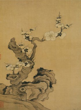 明代陈洪绶花鸟精品图册微喷复制