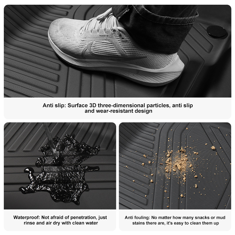 25适用24名爵MG ZS EV VS HEV右舵肽港版脚垫TPE防水后备箱尾箱垫 - 图2