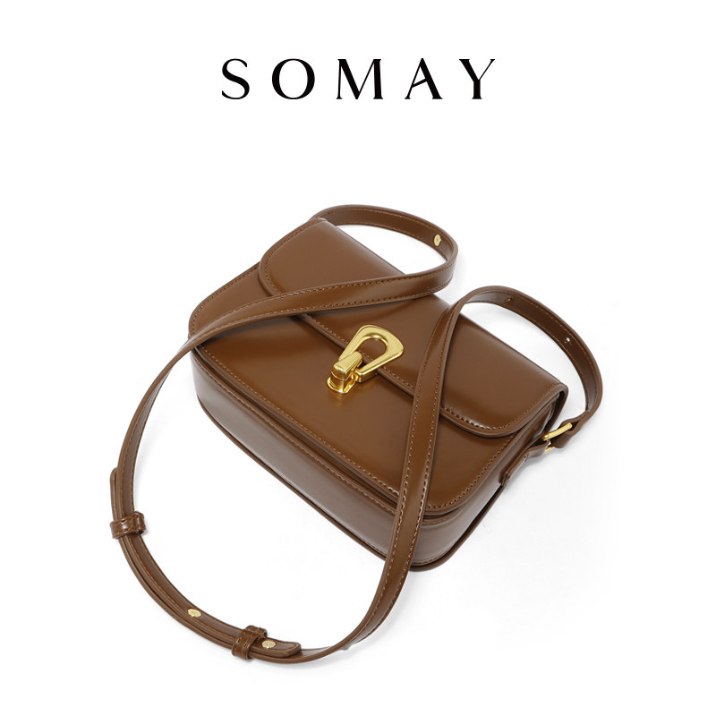 2021新款潮秋冬百搭单肩豆腐包包 somay女士包袋