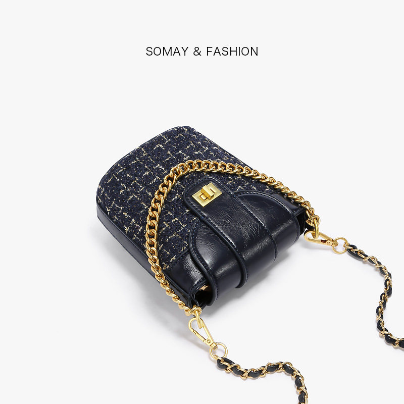 somay水桶包包2020新款秋冬斜挎包 somay女士包袋