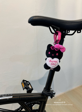 芭比粉汽车钥匙扣挂件hellokitty