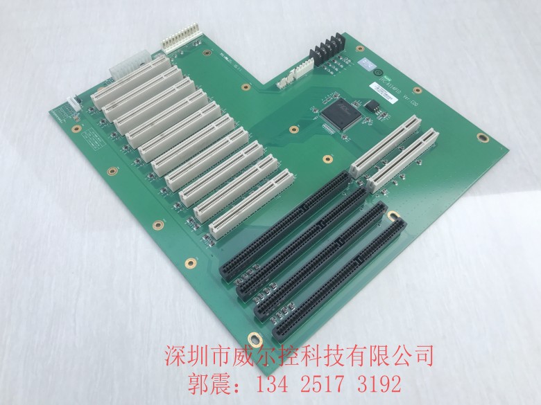 研祥IPC-810B工控机底板 IPC-6114P10 Ver:C00 10个PCI - 图0