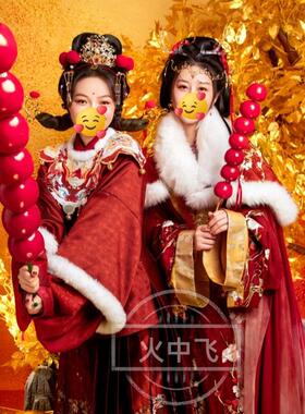超大糖葫芦串儿童拍照道具网红泡沫影楼商场摆件红色大过年主题