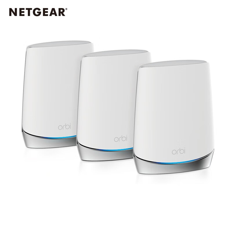 网件（NETGEAR）Orbi分布式WiFi6三频AX4200M千兆RBK753无线mesh路由器 RBK753套装(主机+分身*2) - 图0