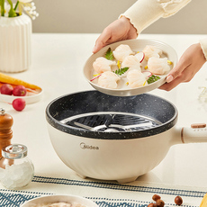 Плиты 美的电炒锅电锅多功能多用电煮炒菜锅万能电炒蒸煮一体锅不粘宿舍