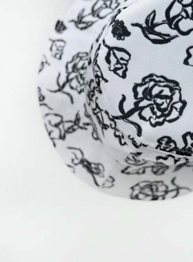 TOLEGEND手绘艺术花夏秋季渔夫帽
