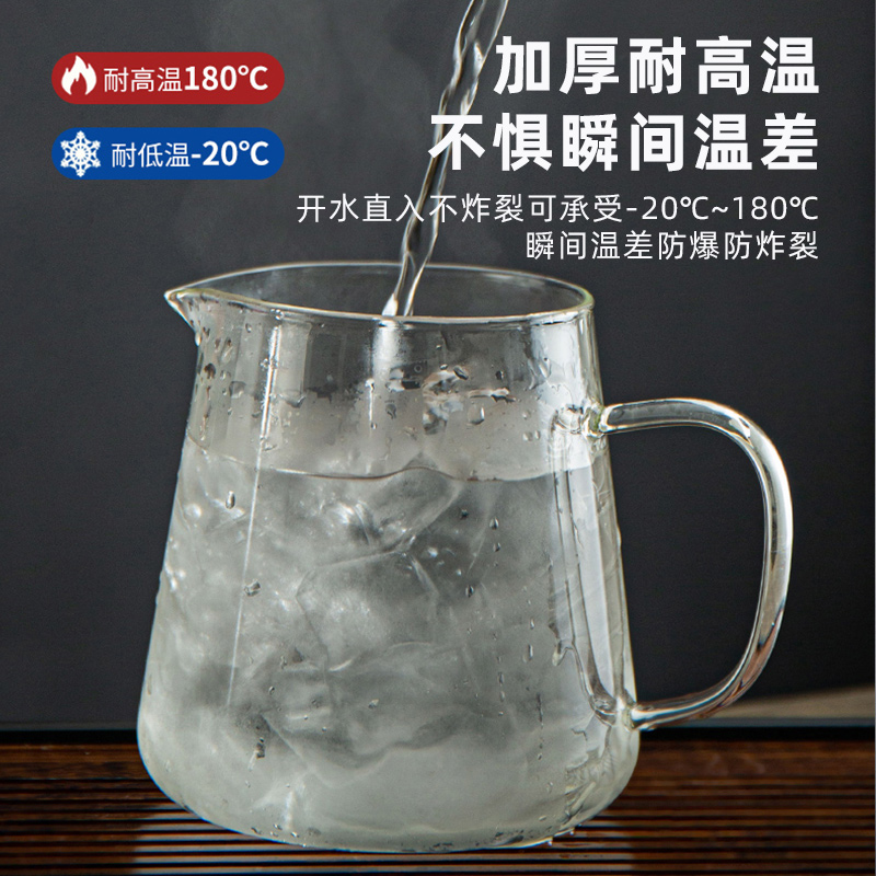 玻璃泡茶壶茶水分离茶杯耐高温加厚茶具套装家用水壶单壶煮茶壶器-图3