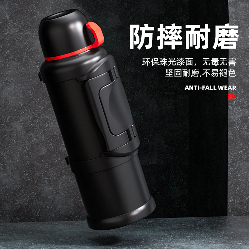 旅行大容量户外316不锈钢便携暖壶 GIANXI保温壶