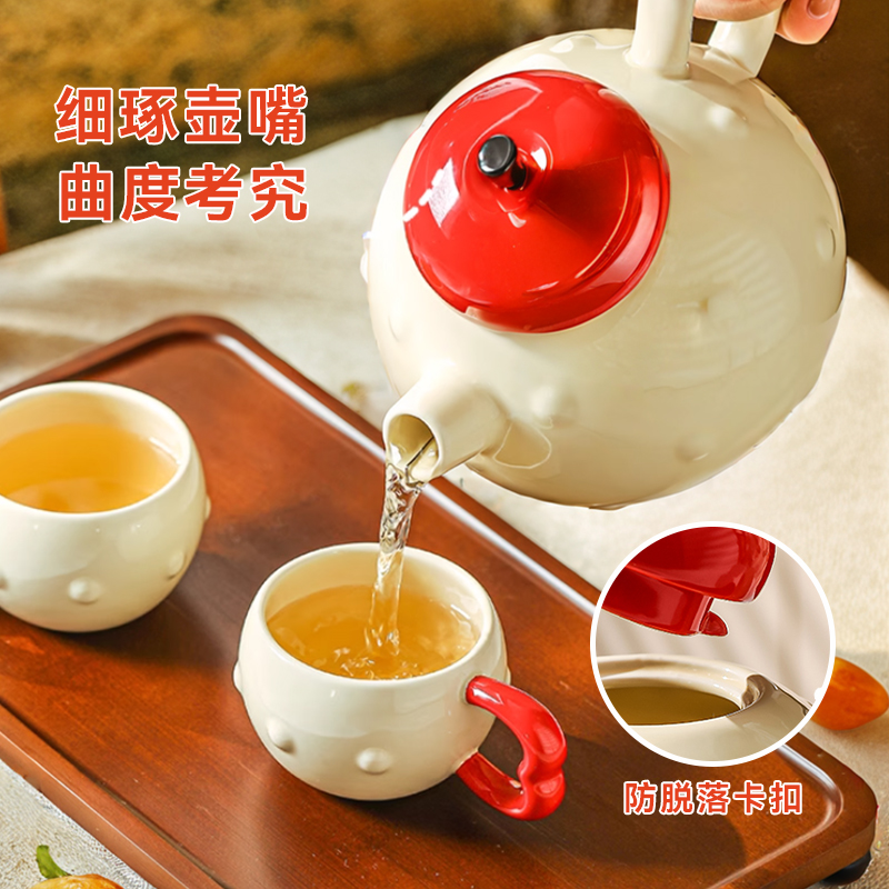 捷安玺茶壶套装马克杯子乔迁新居订婚新婚圣诞礼物送新娘结婚茶具