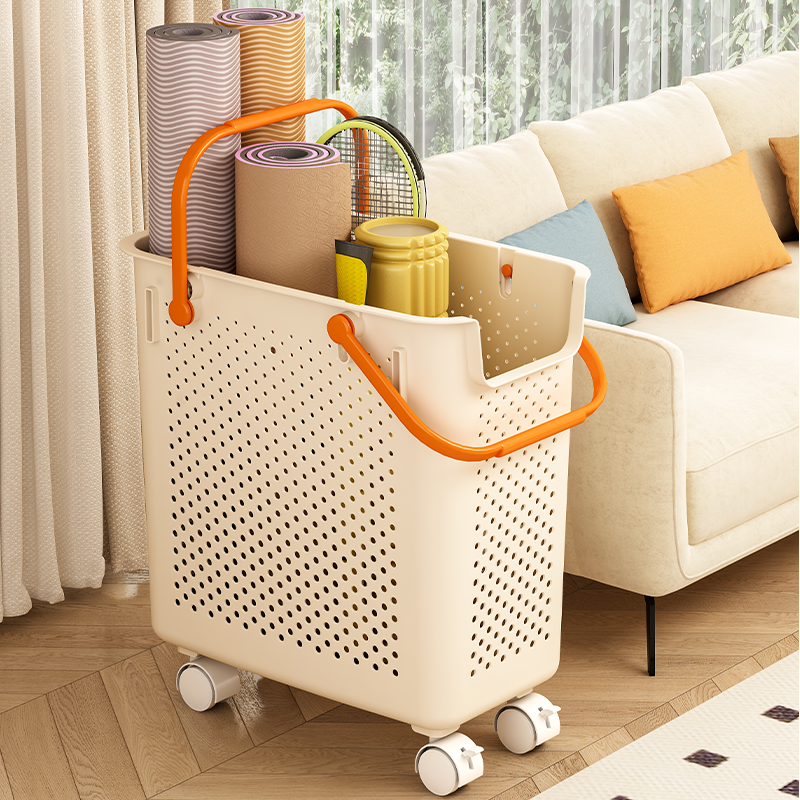 捷安玺瑜伽垫收纳筐健身器材运动器械收纳篮家用羽毛球拍置物神器,淘宝优惠券,粉丝福利购,淘宝优惠卷