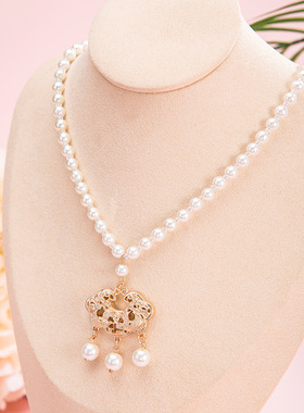 无合金仿珍珠圆珠链通用原创设计