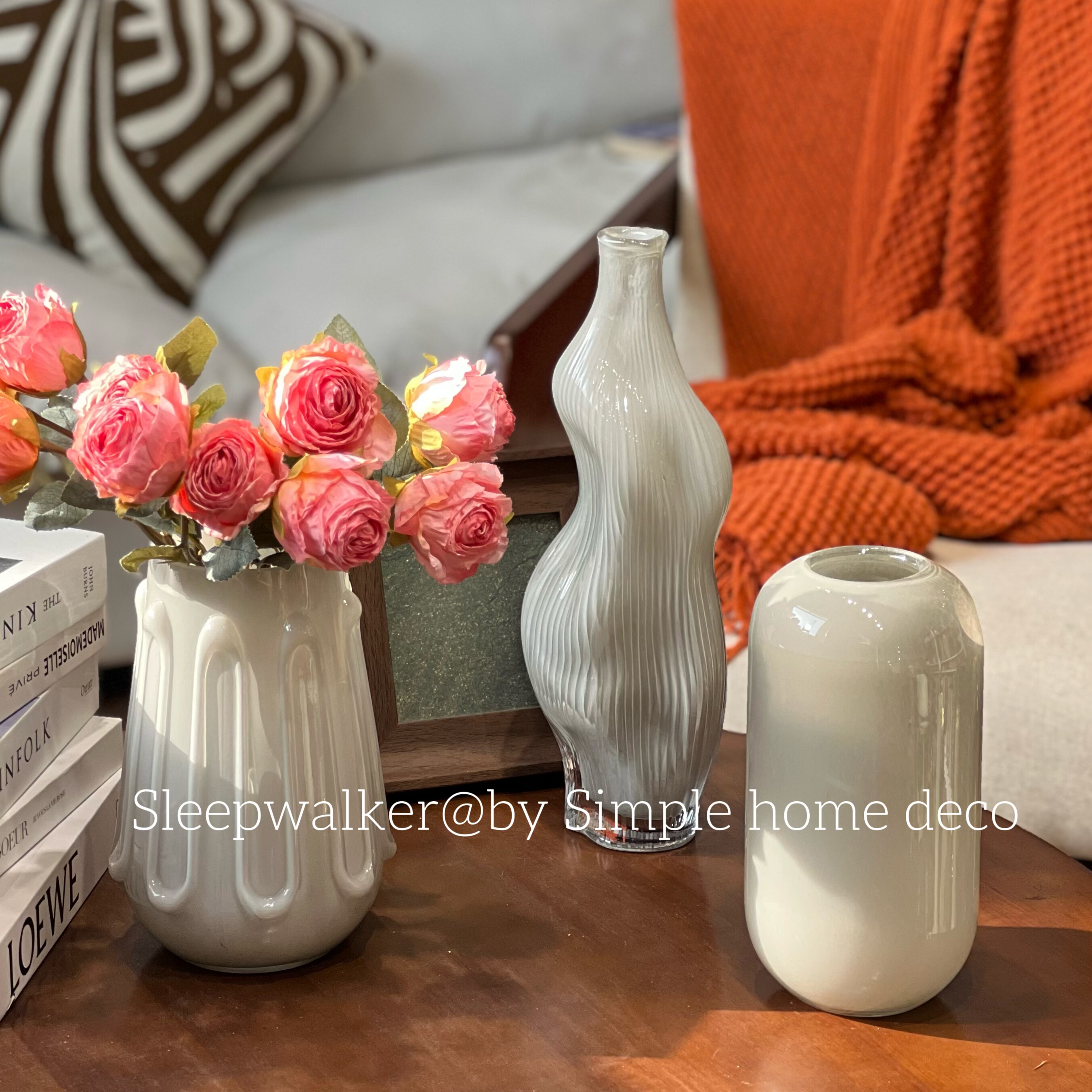 岁岁年年｜北欧简约现代轻奢高级感灰色花瓶摆件客厅插花装饰品,淘宝优惠券,粉丝福利购,淘宝优惠卷