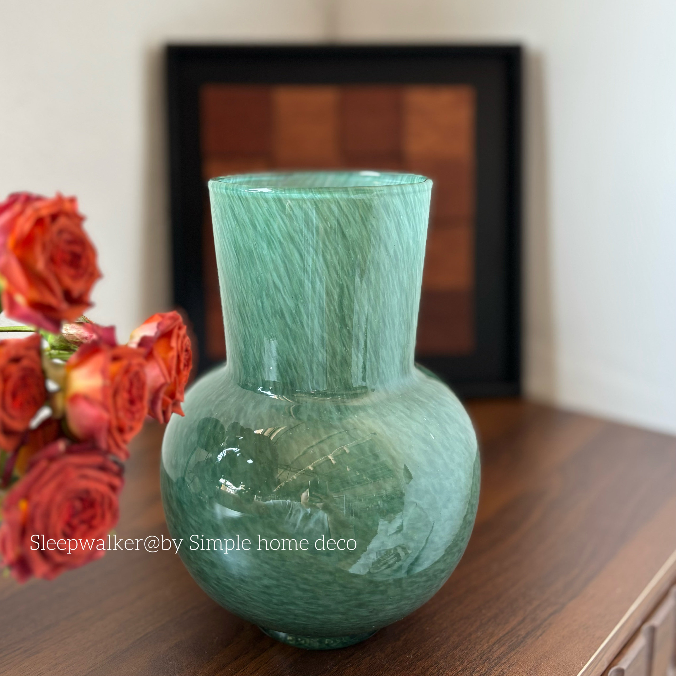 绿野仙踪｜绿色系玻璃花瓶插花花器高级感摆件客厅插花水培,淘宝优惠券,粉丝福利购,淘宝优惠卷