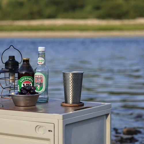 Портативный бокал для кемпинга из нержавеющей стали, стакан, нержавеющая сталь AISI 304