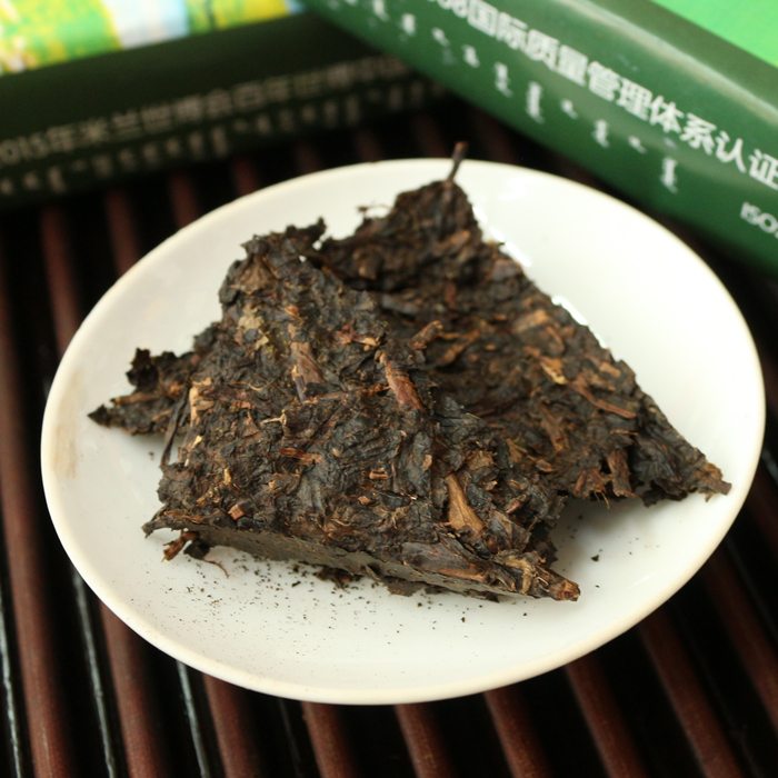 青砖茶长盛川青砖茶内蒙古煮奶茶茶叶 湖北老青茶黑茶 包邮 - 图2