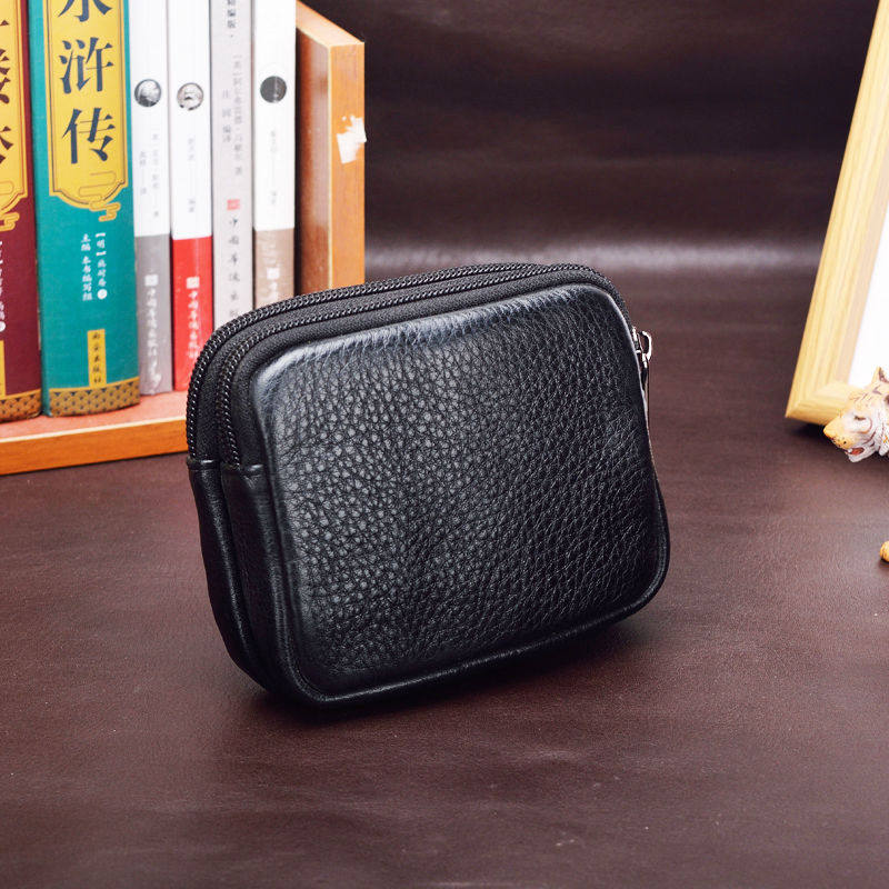 男式穿皮带真皮小腰包头层牛皮香烟零钱包钥匙包折叠手机包证件包,淘宝优惠券,粉丝福利购,淘宝优惠卷