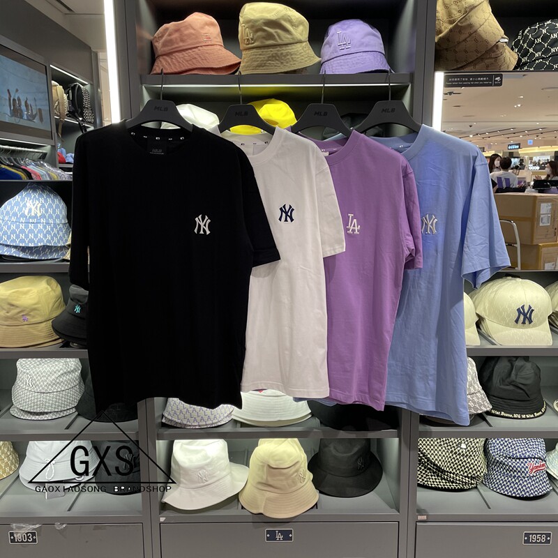 美国职业棒球大联盟 韩国mlb21半袖夏男女同款后背la大标ny休闲老花百搭满标短袖t恤 图片价格品牌报价 原仓数据