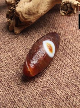 天然缠丝老玛瑙吊坠挂件