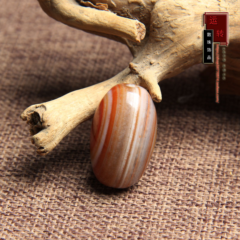 天然缠丝玛瑙一眼天珠桶珠散珠手链手串配件吊坠项链一图一物 - 图2